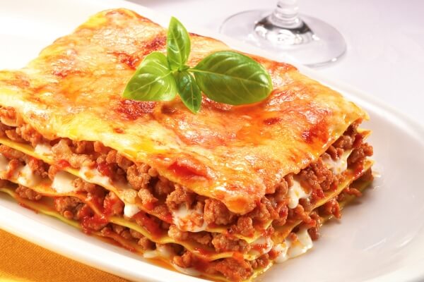 Deliciosa lasaña boloñesa de Pasta Mito