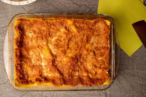 Lasaña de pasta fresca y carne al horno de Pasta Mito